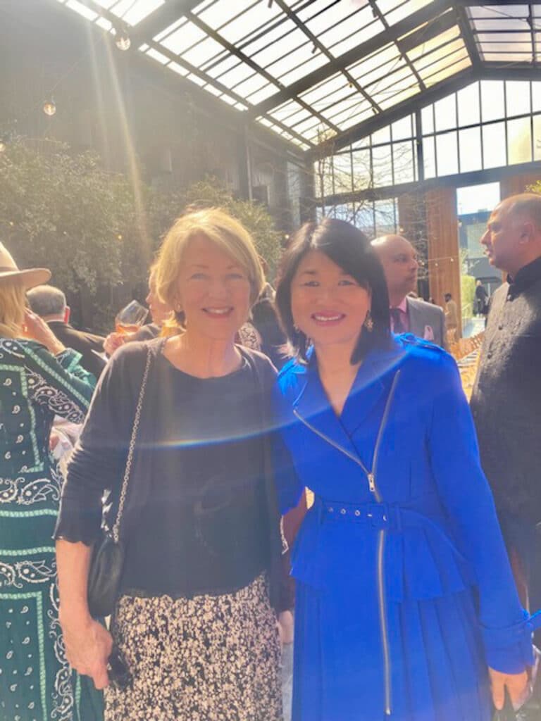 Justice Anne Hinton and Mai Chen